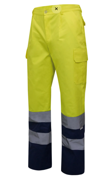 Pantalone VELILLA alta visibilità bicolore multitasche